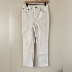 Madewell Slim Demi-Boot denim Jeans off white